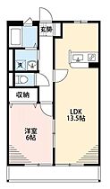 グランドールN・I  ｜ 埼玉県所沢市大字北秋津（賃貸マンション1LDK・1階・45.46㎡） その2