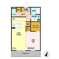 プレミール B  ｜ 埼玉県狭山市入間川（賃貸アパート1LDK・1階・45.15㎡） その2