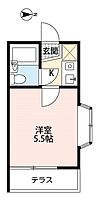 オーシャンハイツ  ｜ 埼玉県所沢市大字北秋津（賃貸アパート1K・1階・15.00㎡） その2