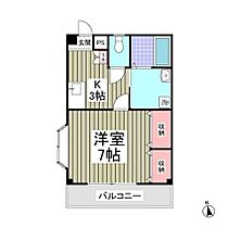 グリーンサイド  ｜ 埼玉県所沢市大字南永井（賃貸マンション1K・2階・28.80㎡） その2