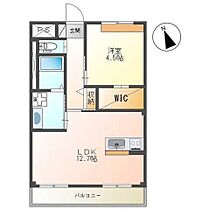 アルチュール  ｜ 東京都清瀬市野塩３丁目（賃貸マンション1LDK・2階・45.90㎡） その2