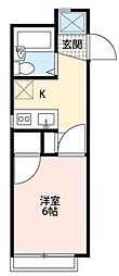プチ・メゾン新所沢 1Kの間取図画像