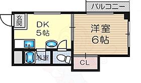 コスモ新北野  ｜ 大阪府大阪市淀川区新北野１丁目12番14号（賃貸マンション1DK・4階・23.00㎡） その2