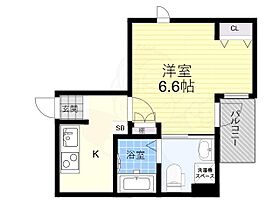 大阪府大阪市西淀川区柏里３丁目（賃貸マンション1K・4階・23.50㎡） その2