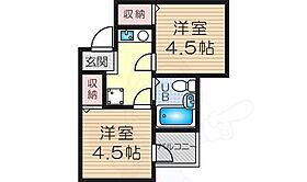 西三国一番館 5A ｜ 大阪府大阪市淀川区西三国１丁目3番14号（賃貸マンション2K・5階・24.00㎡） その2