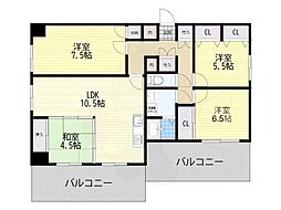エル三津屋 4LDKの間取図画像