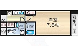 グルーブ御幣島アベニュー 1Kの間取図画像