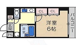SKビル 1Kの間取図画像