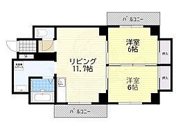 コーポラス寺内 2階/-