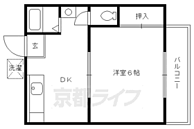 京都府京都市伏見区桃山町大津町（賃貸マンション1DK・1階・22.61㎡） その2