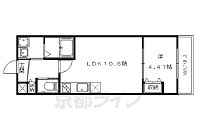 京都府京都市伏見区納所町（賃貸マンション1LDK・1階・36.07㎡） その2