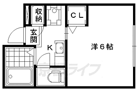 京都府京都市右京区西京極下沢町（賃貸アパート1K・2階・18.21㎡） その2