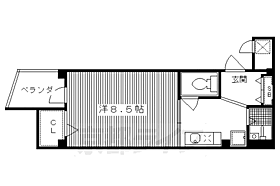 京都府京都市伏見区京町5丁目（賃貸マンション1R・2階・20.00㎡） その2