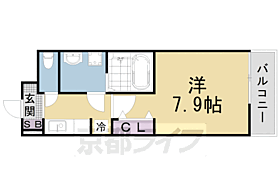 京都府京都市山科区大宅沢町（賃貸アパート1K・1階・26.15㎡） その2