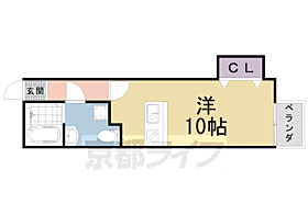 京都府京都市山科区厨子奥苗代元町（賃貸アパート1R・2階・25.31㎡） その2