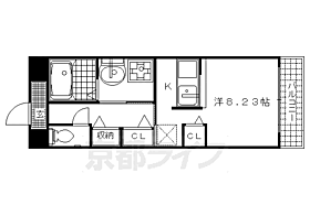 京都府京都市右京区鳴滝松本町（賃貸マンション1R・2階・30.98㎡） その2