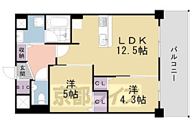 ＱＵＡＬＩＯＲ京都東山 402 ｜ 京都府京都市東山区三条通白川橋東入五軒町（賃貸マンション2LDK・4階・51.74㎡） その2