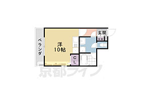 サンフレッシュII 305 ｜ 京都府京都市中京区西ノ京職司町（賃貸マンション1R・3階・26.06㎡） その2