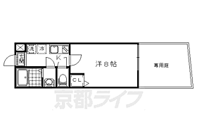 京都府京都市山科区御陵中内町（賃貸アパート1K・1階・22.36㎡） その2