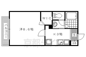 京都府京都市右京区西京極西川町（賃貸アパート1K・2階・28.21㎡） その2