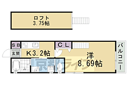 京都地下鉄東西線 小野駅 徒歩7分 2階/-