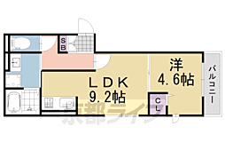 阪急京都本線 東向日駅 徒歩3分の賃貸アパート 3階1LDKの間取り