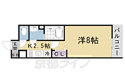 間取図画像 1K