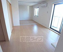 京阪京津線 四宮駅 徒歩4分の賃貸マンション 1階2LDKのリビング/ダイニング