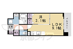 リシュドール梅小路 4階