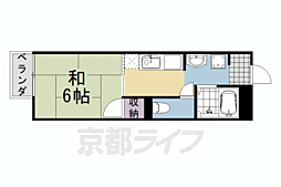 フレグランス井上 1Kの間取図画像