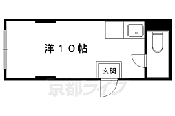 倉橋マンション ワンルームの間取図画像