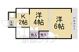 グランパニエ 2Kの間取図画像