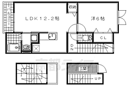 パインフォート 1LDKの間取図画像