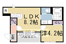 京都地下鉄東西線 椥辻駅 徒歩6分 1階/-