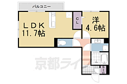 ハーミットクラブ 1LDKの間取図画像