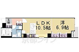 casaRyoko2 1LDKの間取図画像