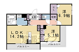 京都市営烏丸線 竹田駅 徒歩4分 2階/-