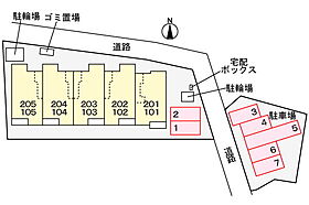 シャルマン　コリーヌ 105 ｜ 千葉県我孫子市下ケ戸702番地（賃貸アパート1LDK・1階・50.14㎡） その3