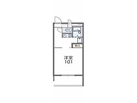 レオパレス井野 101 ｜ 茨城県取手市井野1丁目16-16（賃貸マンション1K・1階・26.49㎡） その2