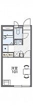 レオパレスハクヨウ 204 ｜ 茨城県守谷市ひがし野3丁目20-10（賃貸アパート1K・2階・20.28㎡） その2