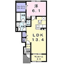 エスポワール　フレ 102 ｜ 千葉県我孫子市青山832（賃貸アパート1LDK・1階・50.49㎡） その2