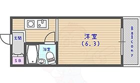 京都府京都市西京区大枝沓掛町（賃貸マンション1R・1階・18.31㎡） その2