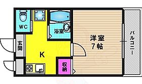 京都府京都市西京区樫原畔ノ海道（賃貸マンション1K・2階・23.19㎡） その2