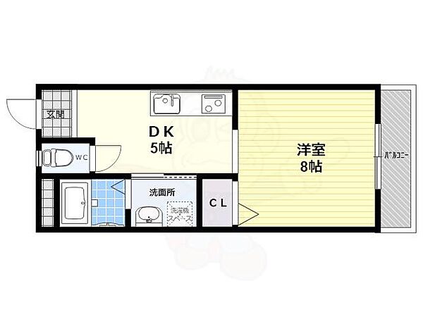 グランチェリー ｜京都府京都市右京区西京極葛野町(賃貸マンション1R・2階・30.24㎡)の写真 その2