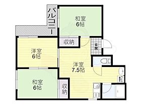 京都府京都市右京区嵯峨広沢南野町（賃貸マンション2LDK・2階・51.00㎡） その2