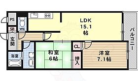 パインフィールド吉祥院  ｜ 京都府京都市南区吉祥院九条町（賃貸マンション2LDK・6階・62.59㎡） その2