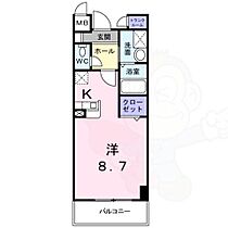 アヴニール・パレ  ｜ 京都府京都市伏見区竹田段川原町190番（賃貸マンション1R・2階・30.49㎡） その2