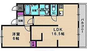 京都府京都市西京区桂北滝川町（賃貸マンション1LDK・4階・53.21㎡） その2