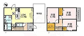 京都府京都市西京区松室吾田神町（賃貸一戸建3LDK・1階・76.00㎡） その2