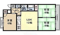 シベール桂泉 3LDKの間取図画像
